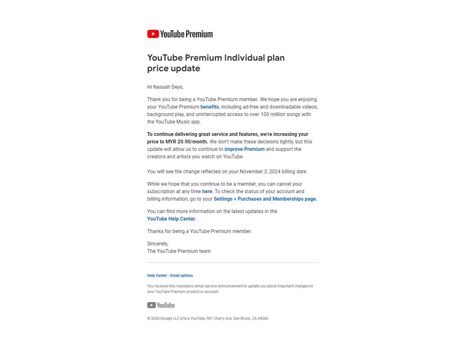 YouTube Premium Raises Prices in Malaysia 1 YouTube Premium Price Increase
