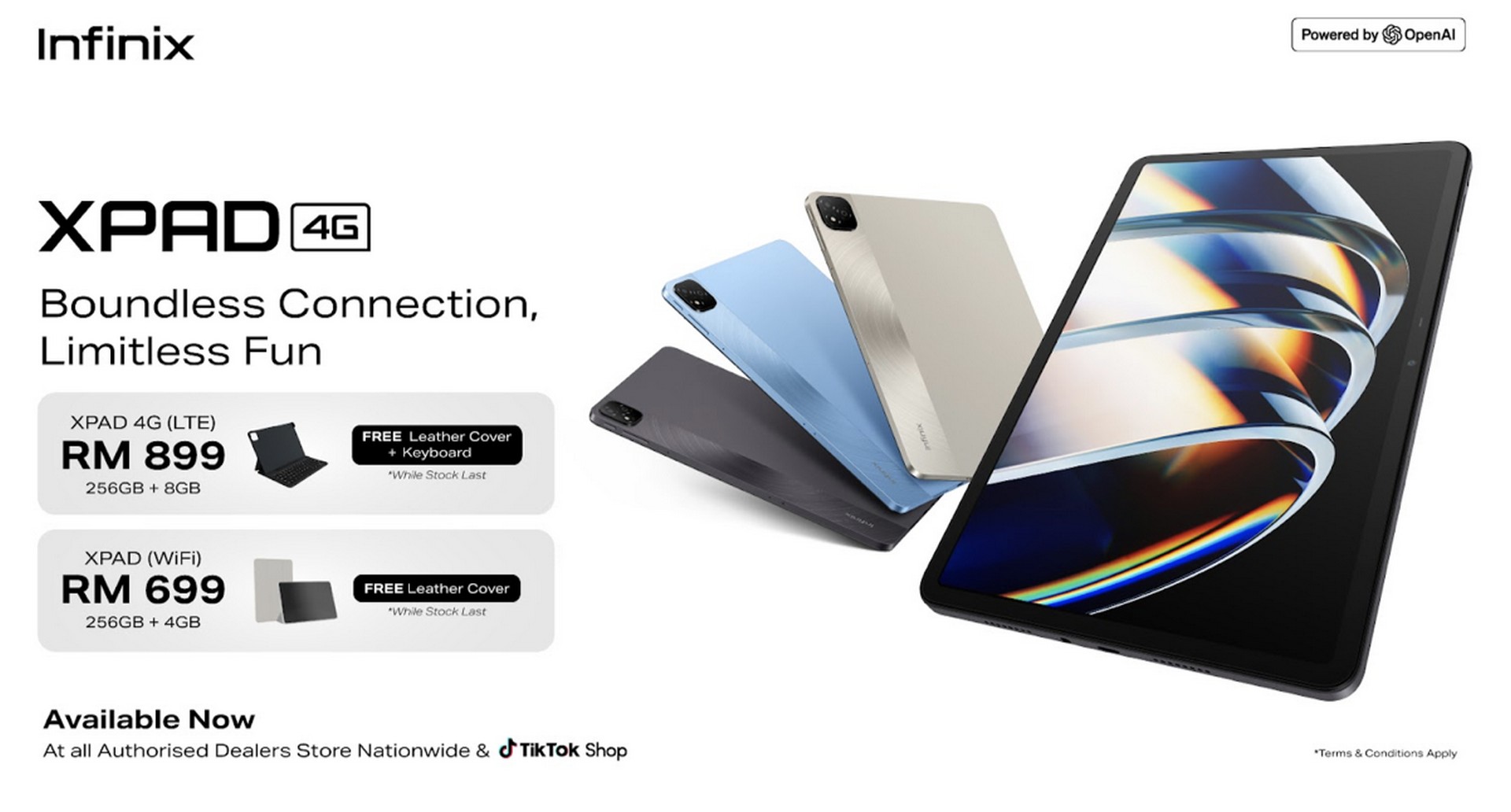 Infinix XPAD, a New Tablet for Young Consumers, Launched in Malaysia 2 Infinix XPAD 4G Prices
