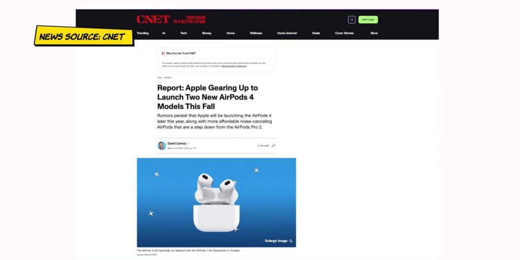 Apple Sep 2024 Event: What's Confirmed, Rumored, and Unlikely! 10 3.2 airpods four