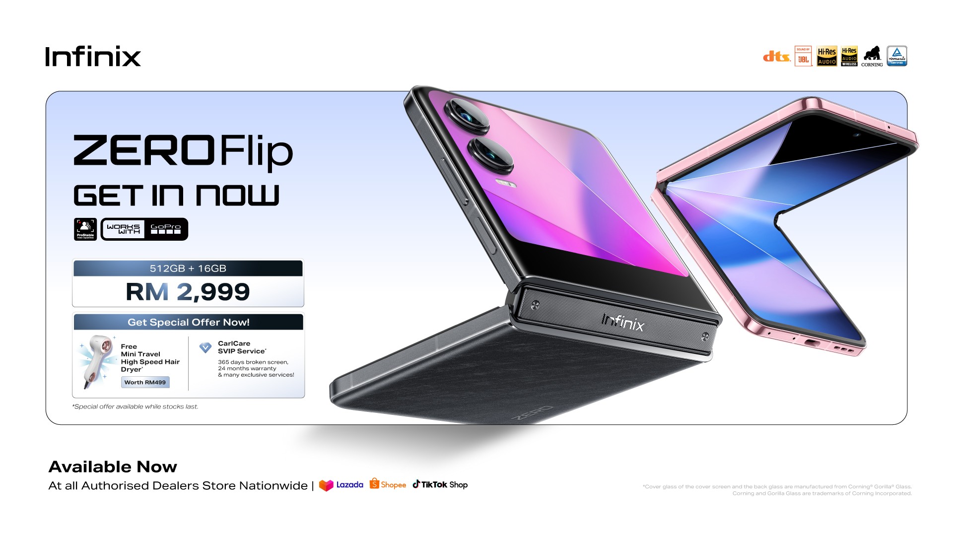 Infinix Launches The Infinix ZERO Flip; Its First Flip Phone in Malaysia 3 Infinix ZERO Flip Price