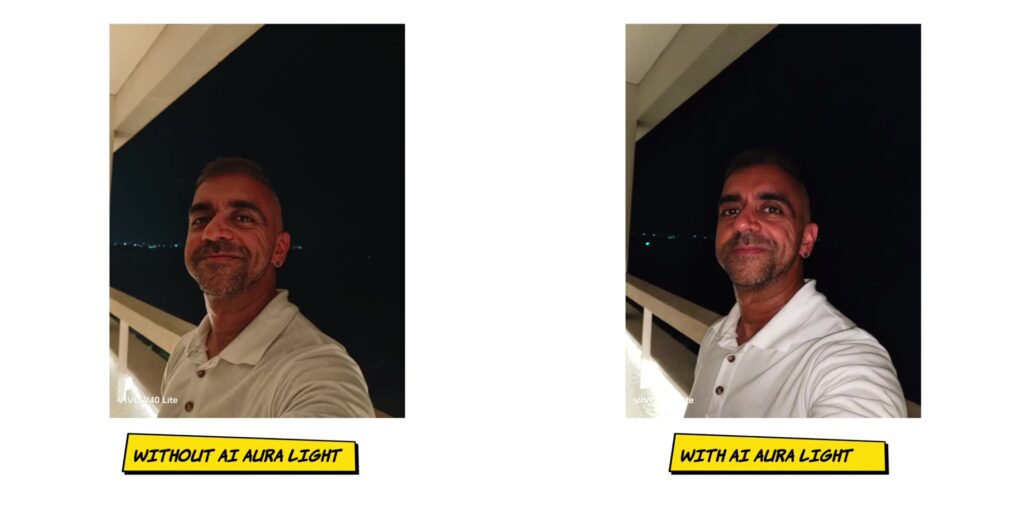 4.9 selfie AI aura light