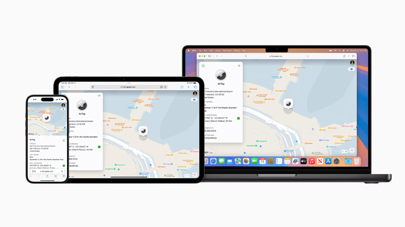 Apple Expands Find My to Help Travelers Locate Lost Luggage 1 Apple Find My Update iOS 18.2 Multiple Devices