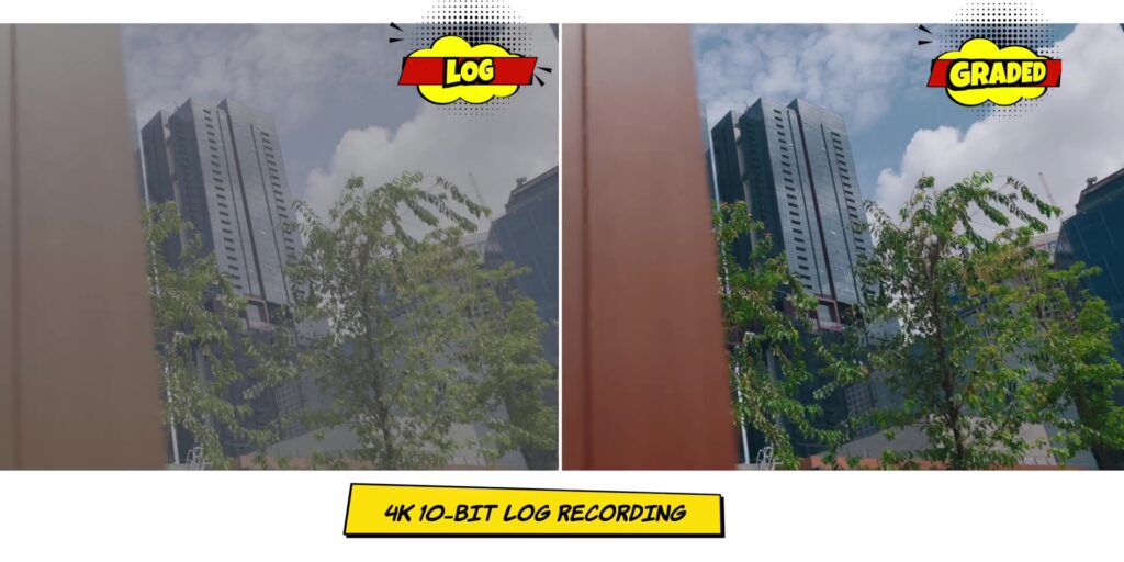 3.5 10 bit log recording