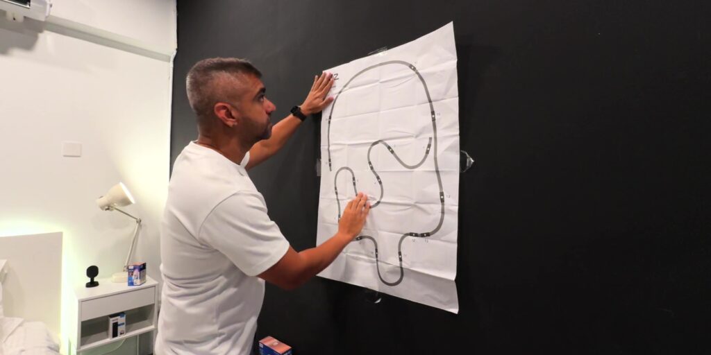 2.3 template on the wall