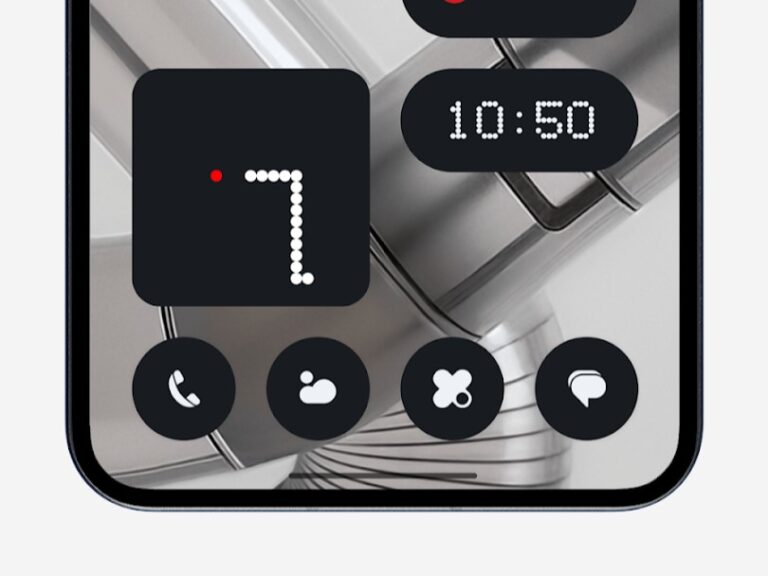 Nothing Snake Game Widget