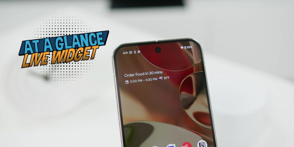 7.2 at a glance widget