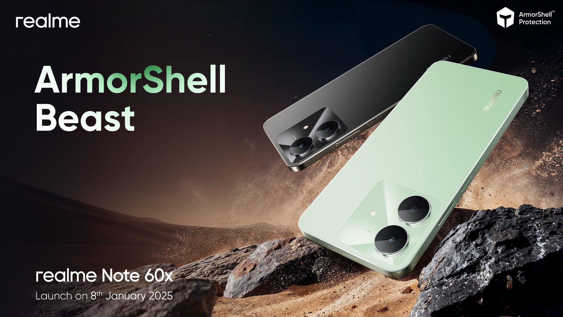 realme Note 60s Launches in Malaysia for RM369 2 realme Note 60x ArmorShell Beast
