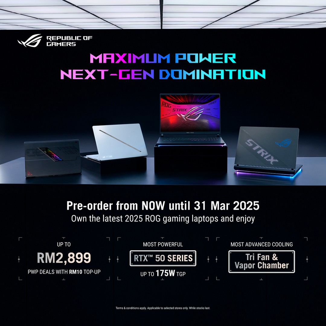 ASUS ROG Unleashes 2025 Gaming Laptop Lineup: Power, Portability, and AI Dominance 1 ROG Pre order KV