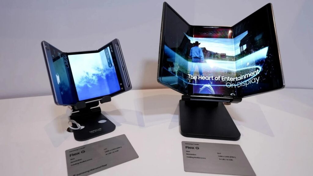 Samsung Said to Debut New Tri-Fold Smartphone This Week 1 Samsung Flex G Galaxy G Fold