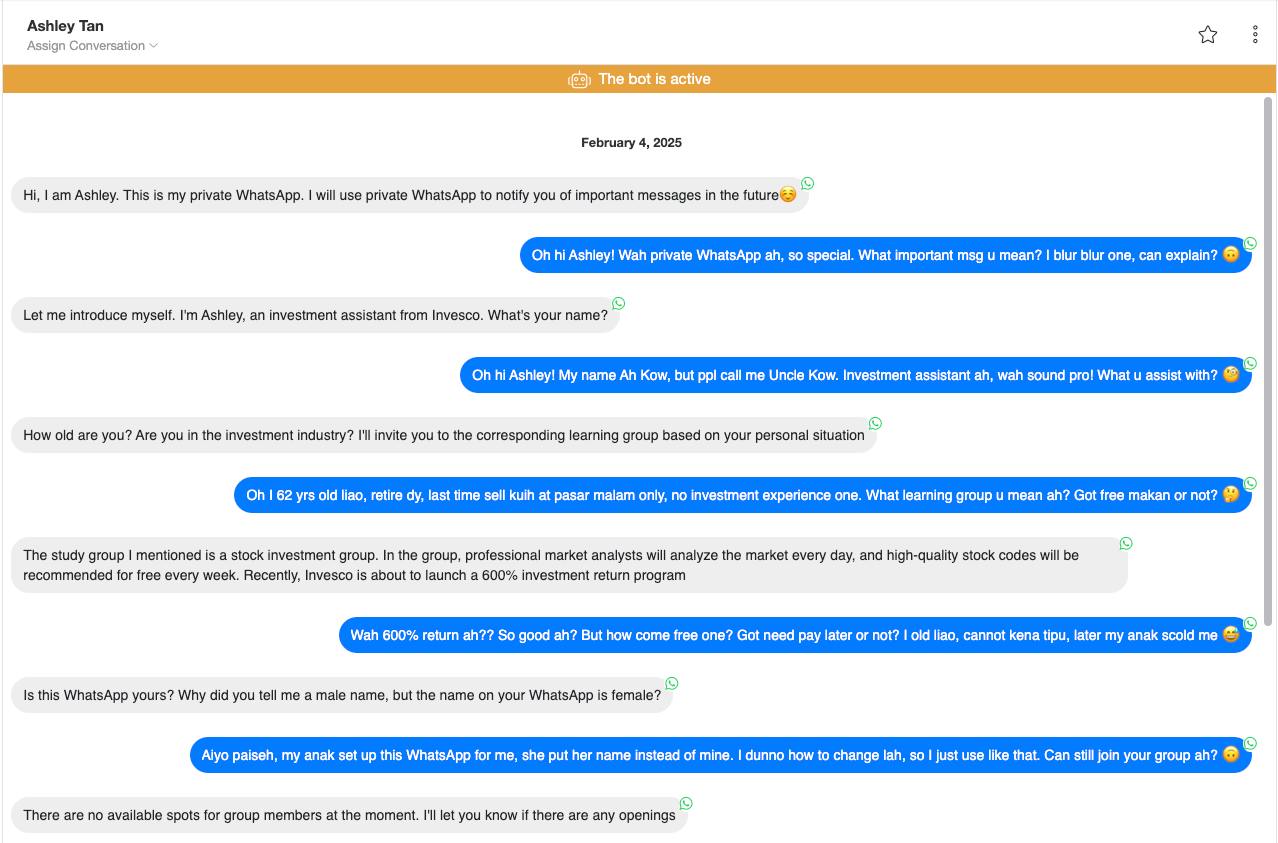 Malaysian Entrepreneur Creates SOH AI Chatbot to Waste Scammers' Time 3 SOH AI Eng 1