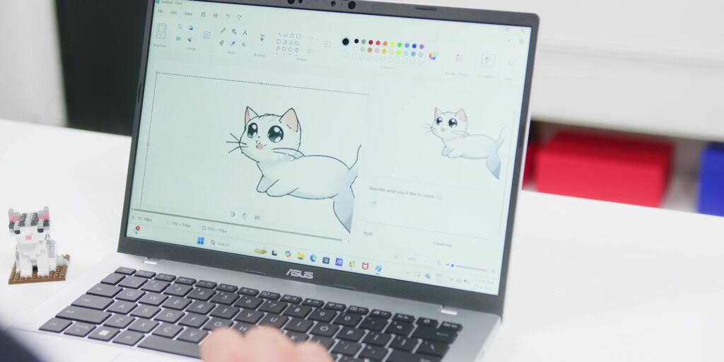 3.5 AI cat drawing