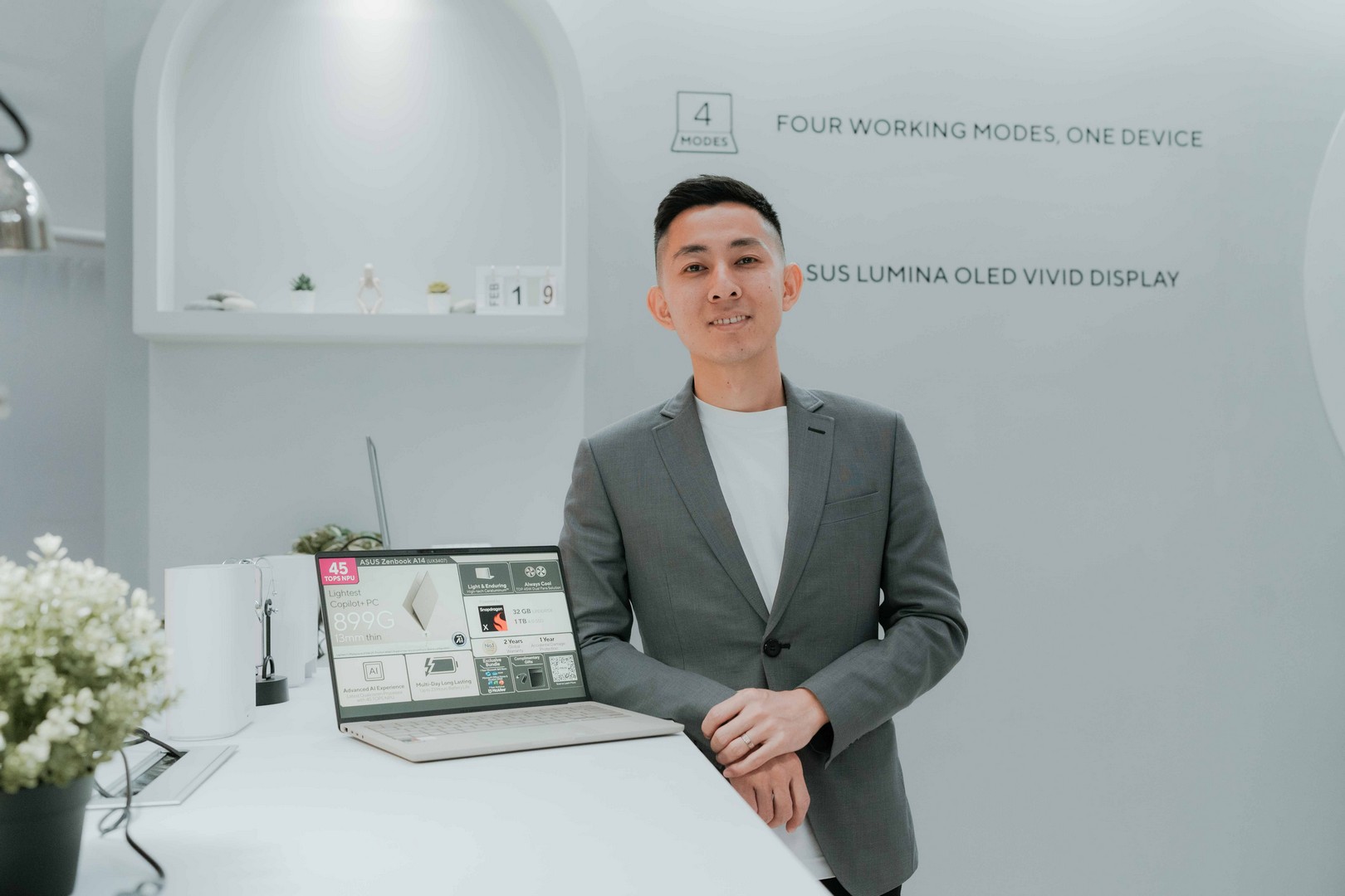From Copilot+ PCs to Complete Tech Ecosystem: ASUS Malaysia’s Next Big Leap 1 ASUS Zenbook A14 Lenny Lin 1