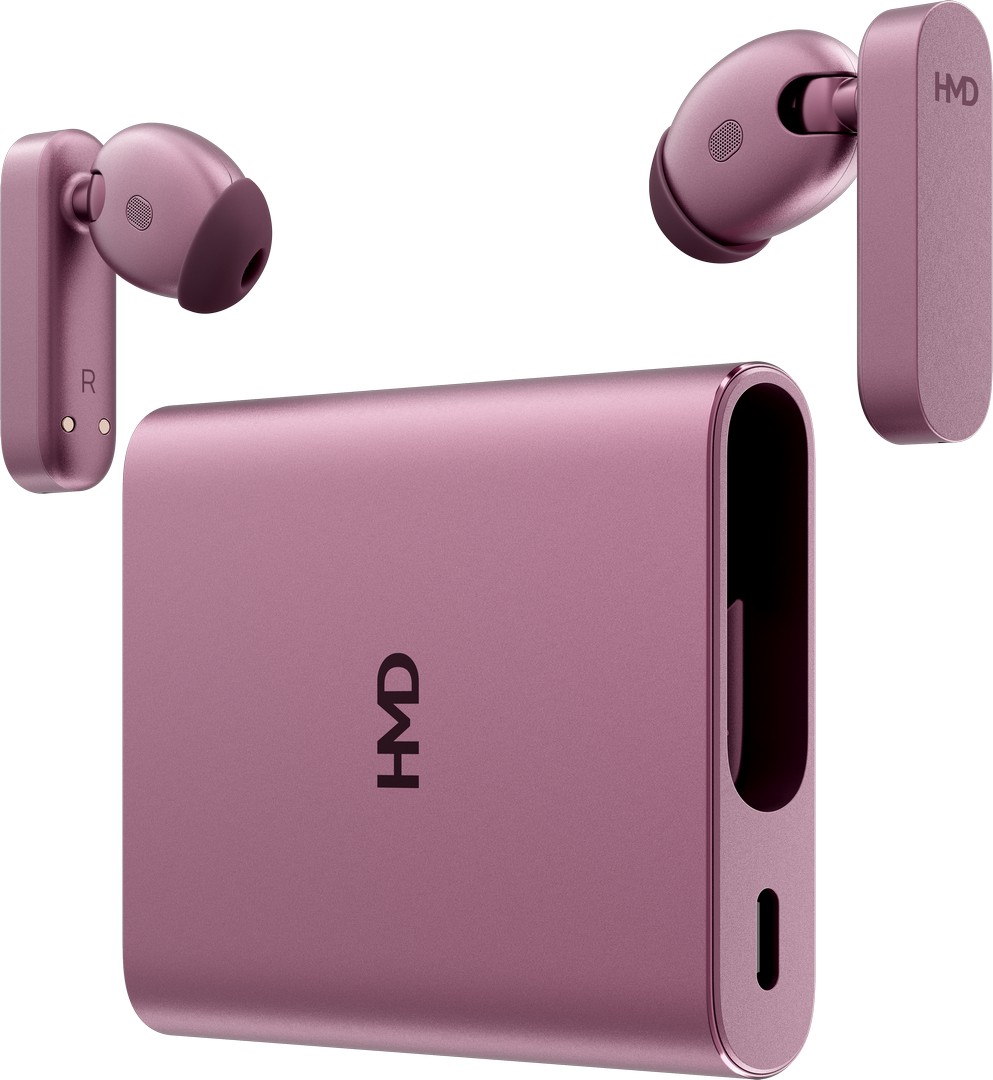 New HMD Amped Buds Has a Case That Can Charge Your Phone Wirelessly 3 HMD Amped Buds Pink