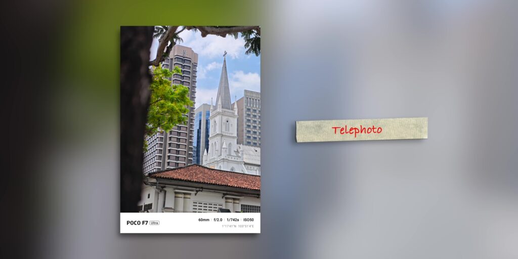 4.1 telephoto lens