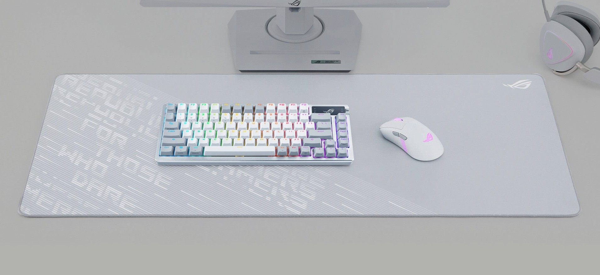 ROG Unveils Next-Gen Peripherals: Azoth X, Keris II Origin, and More 4 ROG Scabbard II Arctic Gray XXL