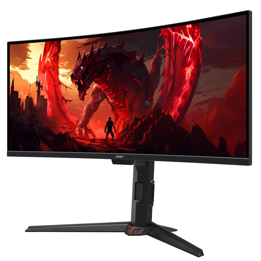 Acer Unveils Predator QD-OLED Gaming Monitors and Versatile Nitro Google TV Entertainment Displays 4 Nitro GA341 CUR W0