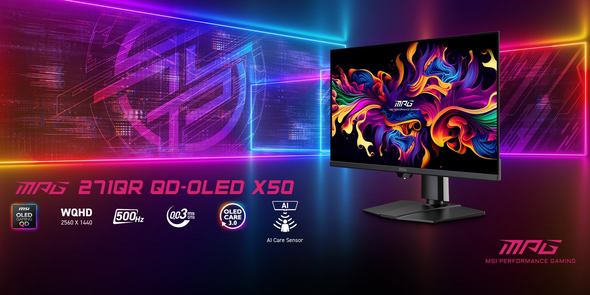 COMPUTEX 2025: MSI Unveils AI-Enhanced MPG 271QR and MAG 272QP QD-OLED Monitors 1 MSI MPG 271QR
