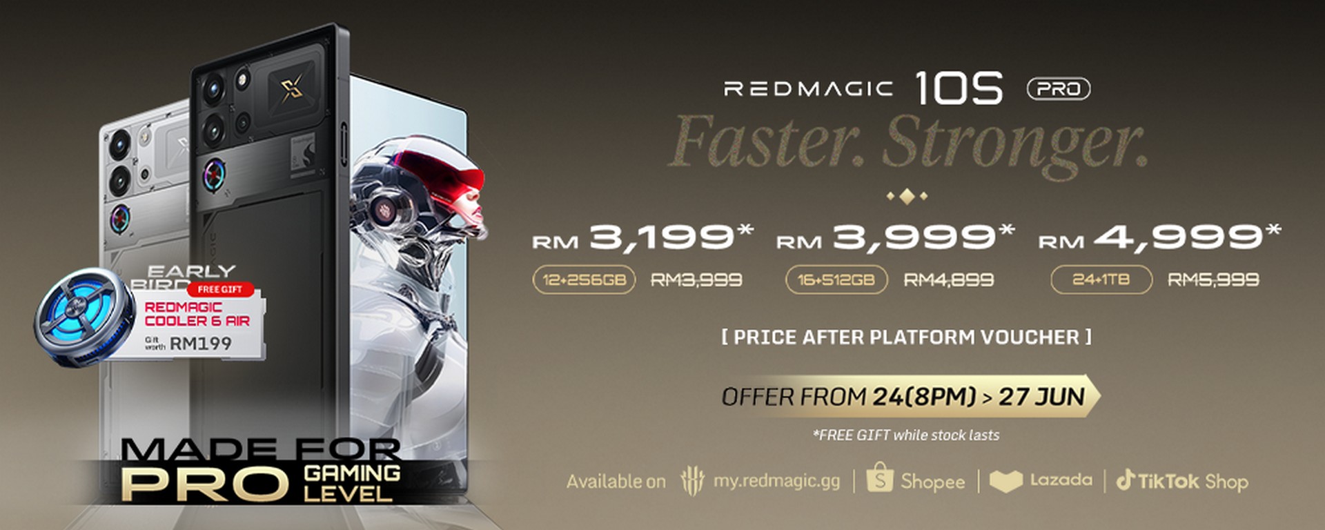 REDMAGIC 10S Pro Launched in Malaysia: The Ultimate Gaming Powerhouse with Snapdragon 8 Elite Leading Version 3 REDMAGIC 10S Pro Pricing