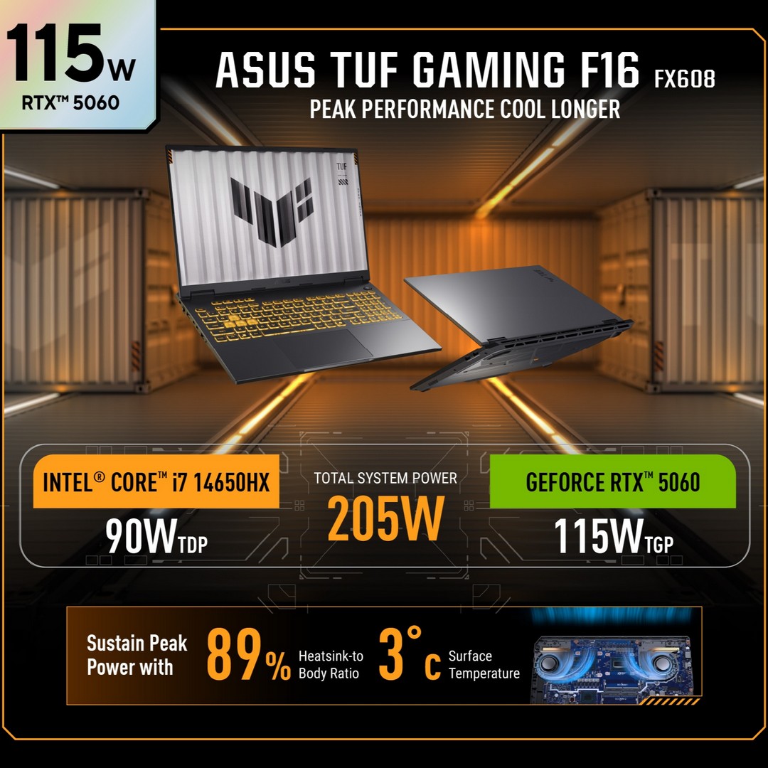 ASUS Malaysia Unveils Next-Gen TUF Gaming Laptops Featuring NVIDIA RTX 50 Series GPUs 1 ASUS TUF Gaming F16