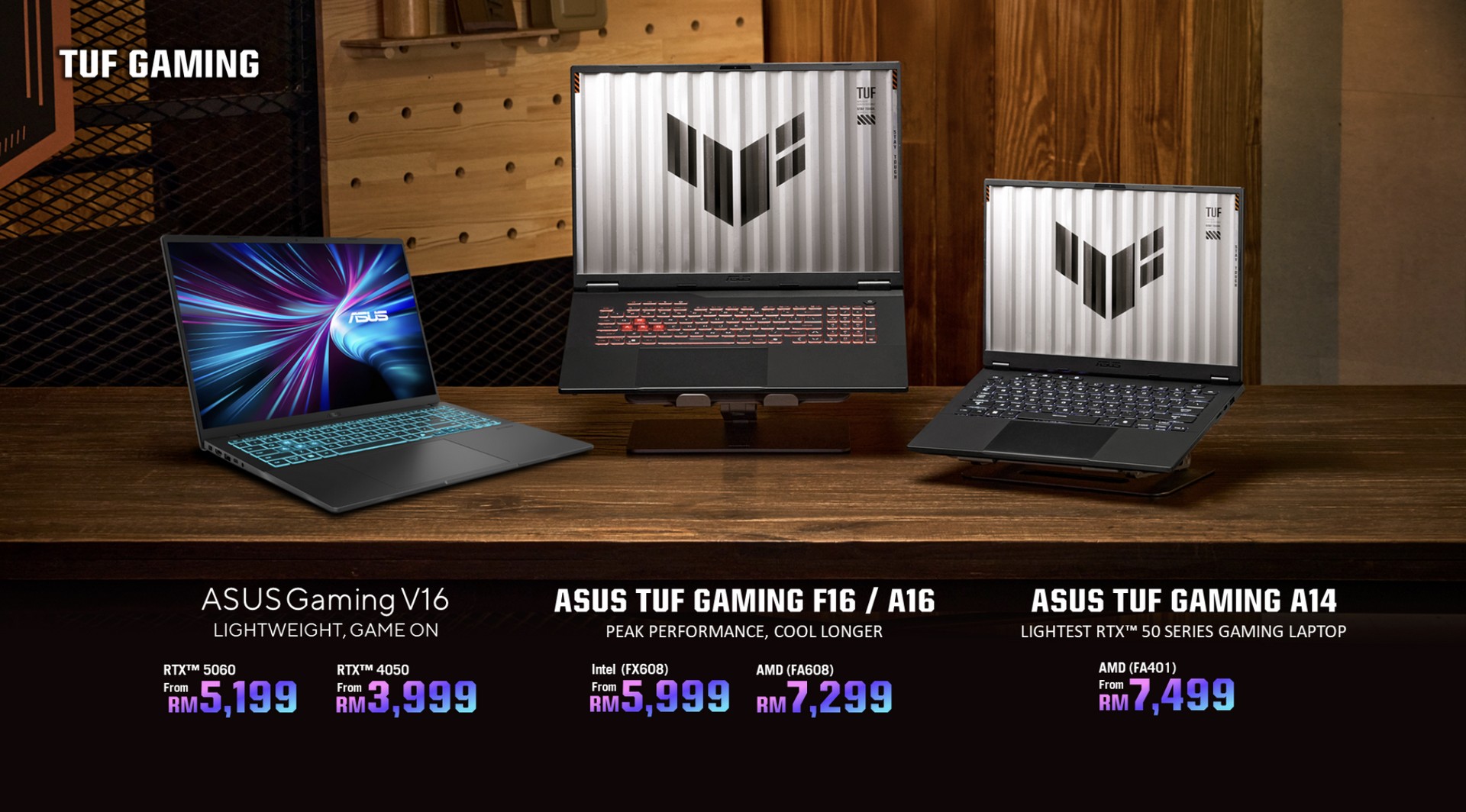 ASUS Malaysia Unveils Next-Gen TUF Gaming Laptops Featuring NVIDIA RTX 50 Series GPUs 4 TUF Gaming pricing announcement