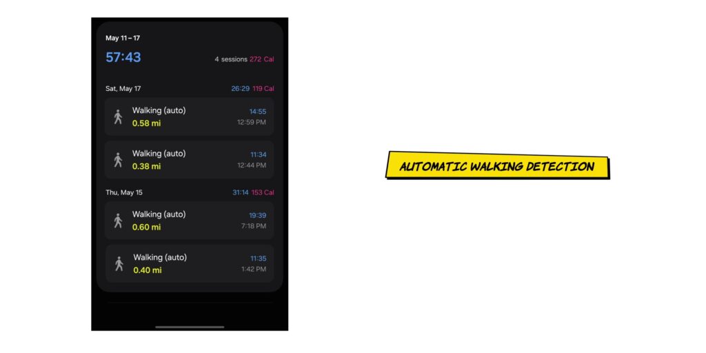 3.6 auto walking detection