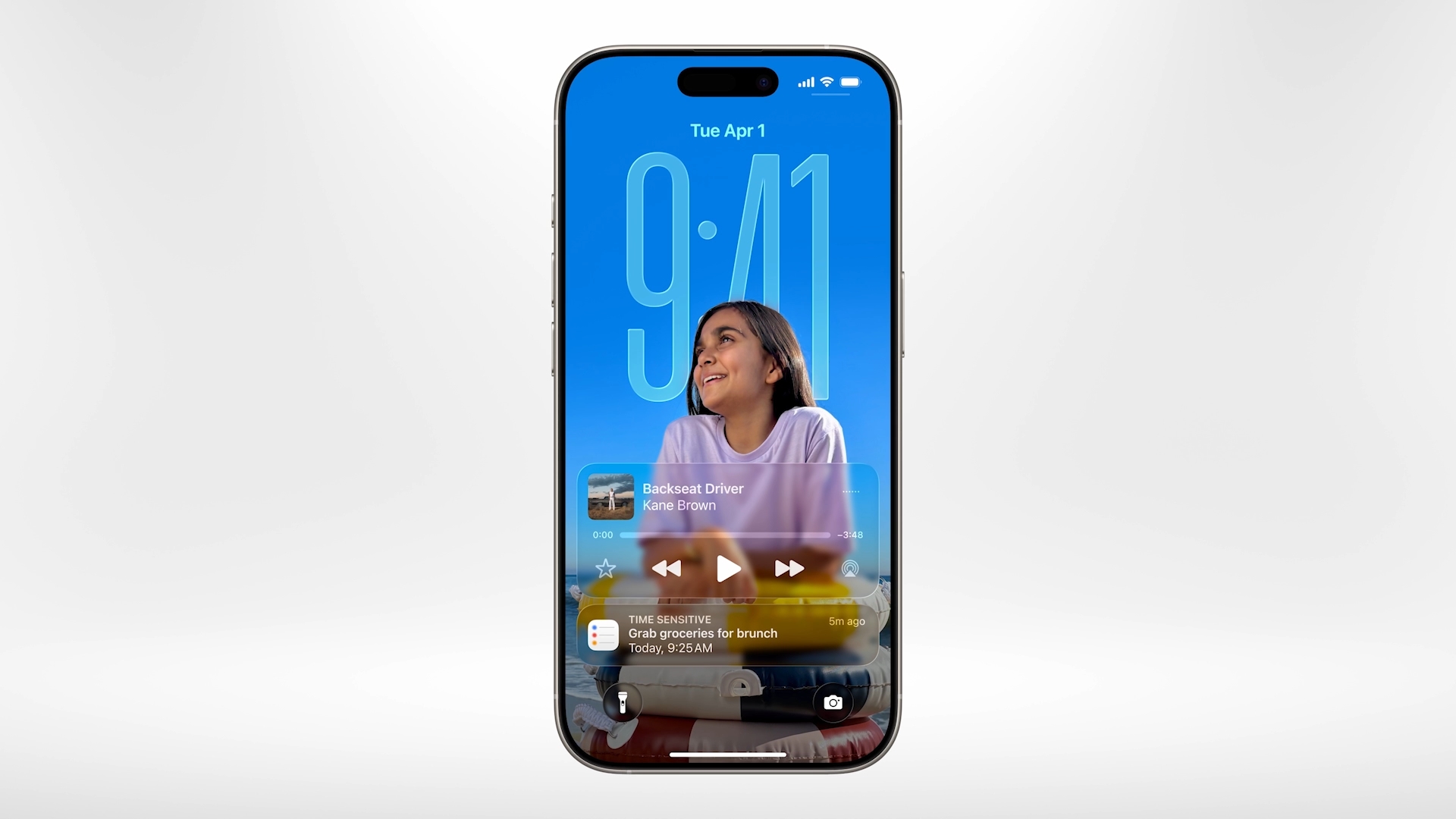 Apple Reveals New"Liquid Glass" Design, Transforming Software Experience Across All Platforms 3 Apple Liquid Glass WWDC 2025 Lock Screen