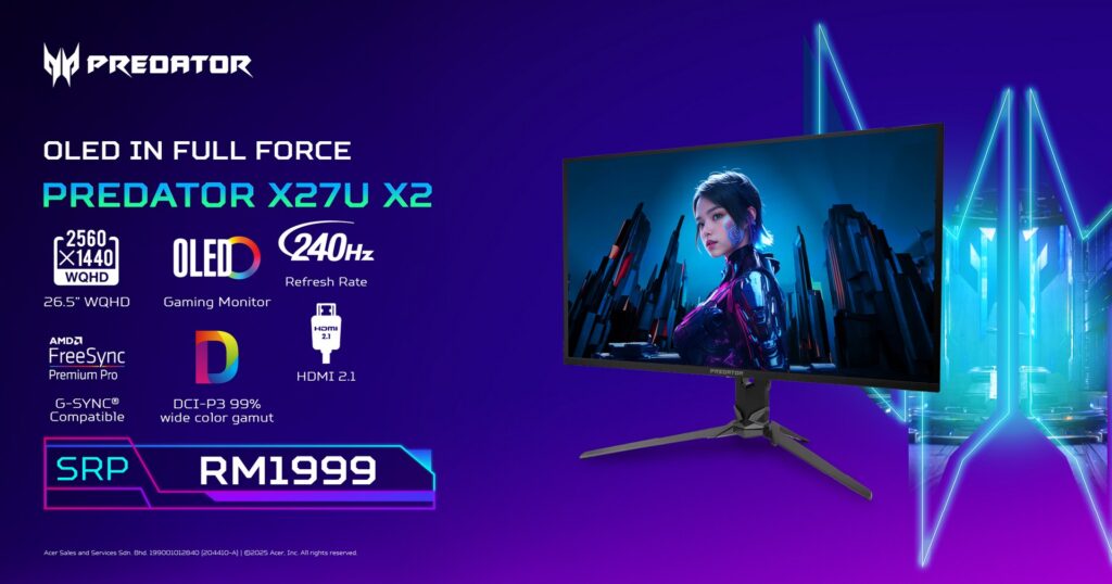 Predator X27U X2 Banner
