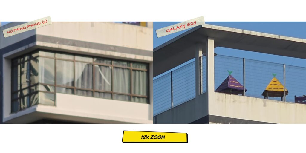 Nothing Phone (3) vs Samsung Galaxy S25: Style vs. Stability 202 6.5 V 12x zoom
