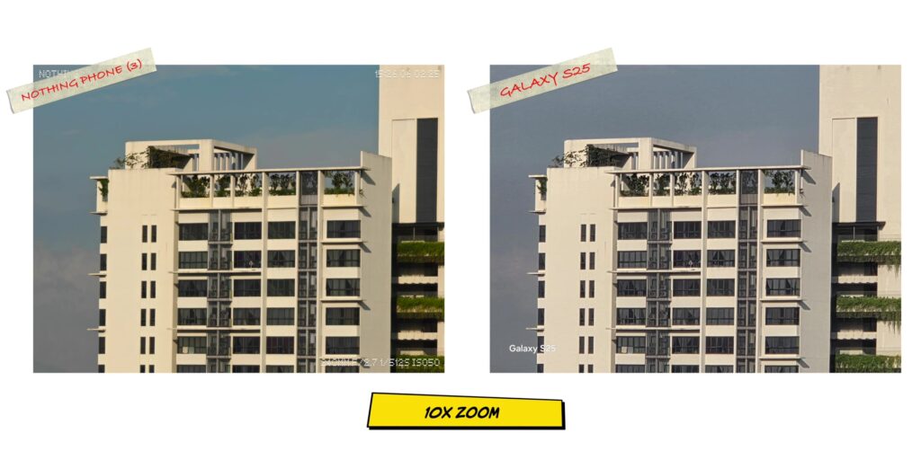 Nothing Phone (3) vs Samsung Galaxy S25: Style vs. Stability 166 4.9 10x zoom