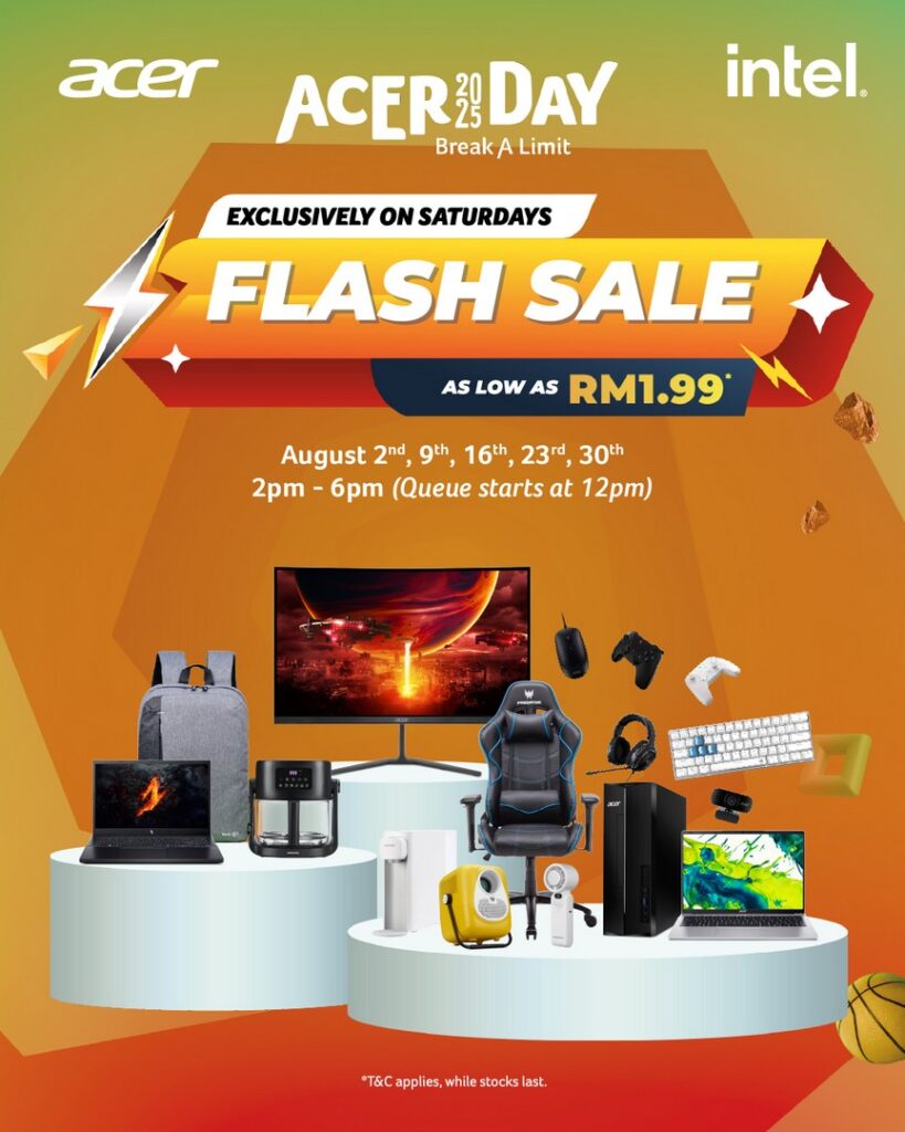 Acer Day Carnival 2025 Flash Sale