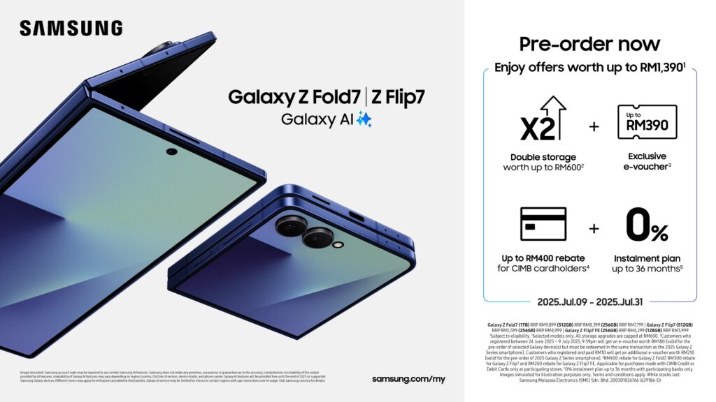 Samsung Galaxy Z Series Pre Order Promo Announcement