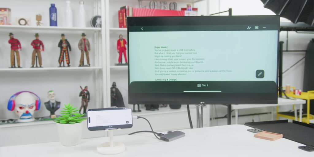 4.7 iphone monitor setup