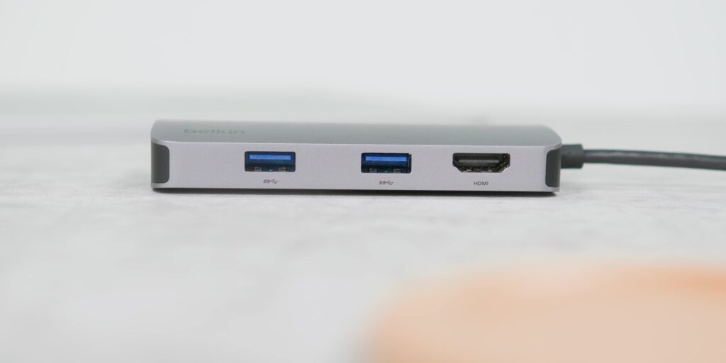 Belkin Multiport Hub ports