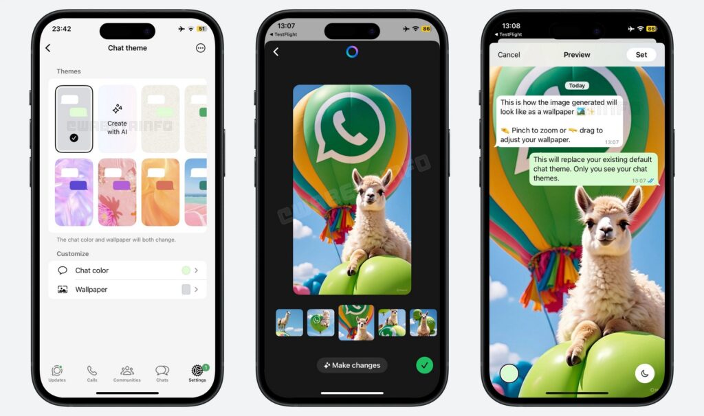 WhatsApp AI Generated Wallpaper