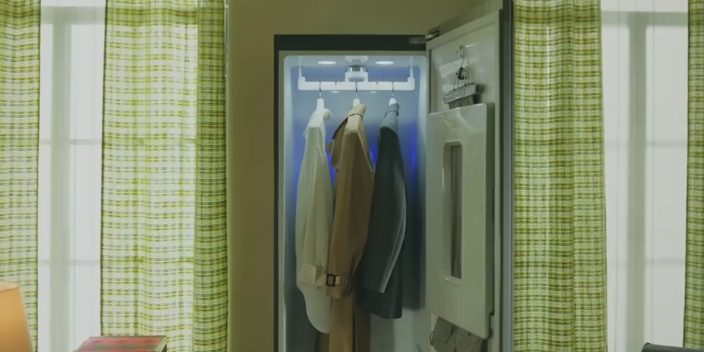 3.2 steam closet in use