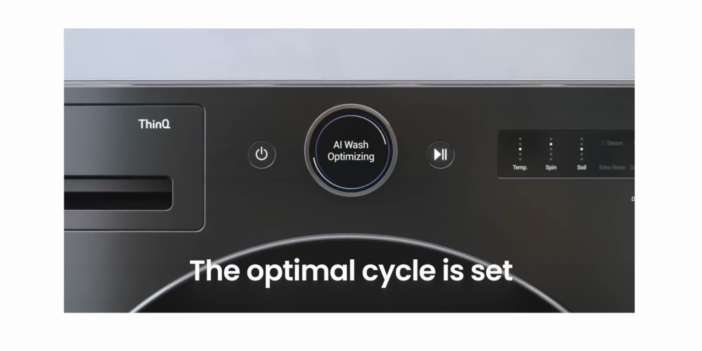 2.4 washer AI optimizing