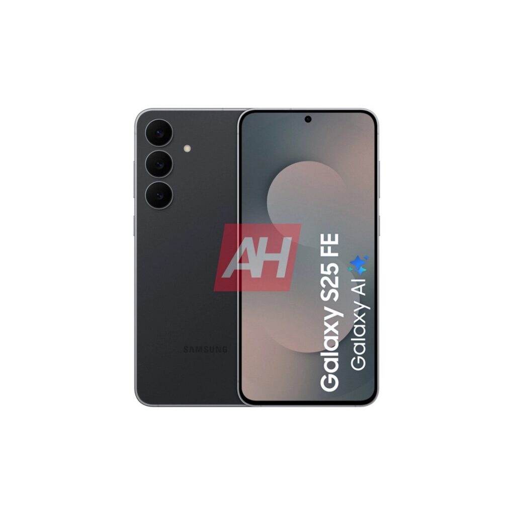 Samsung Galaxy S25 FE Renders Emerge Online, Revealing Four Colour Options 1 Samsung Galaxy S25 FE Render Black