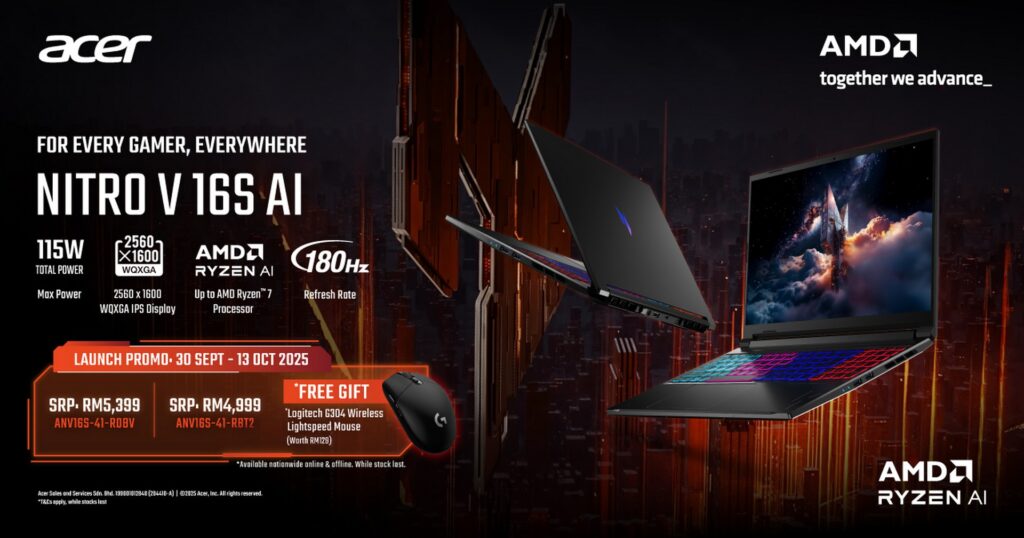 Acer Nitro V 16S AI Banner