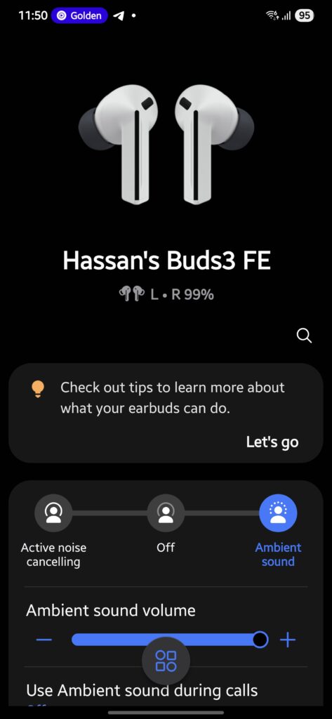 Samsung Galaxy Buds3 FE App 1