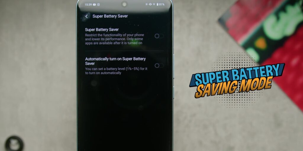 6.7 super battery saver