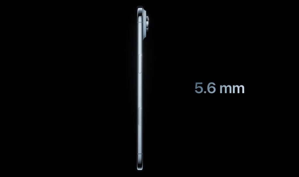 Apple Unveils iPhone Air: The Thinnest and Most Powerful iPhone Ever Made 2 iPhone Air Thickness