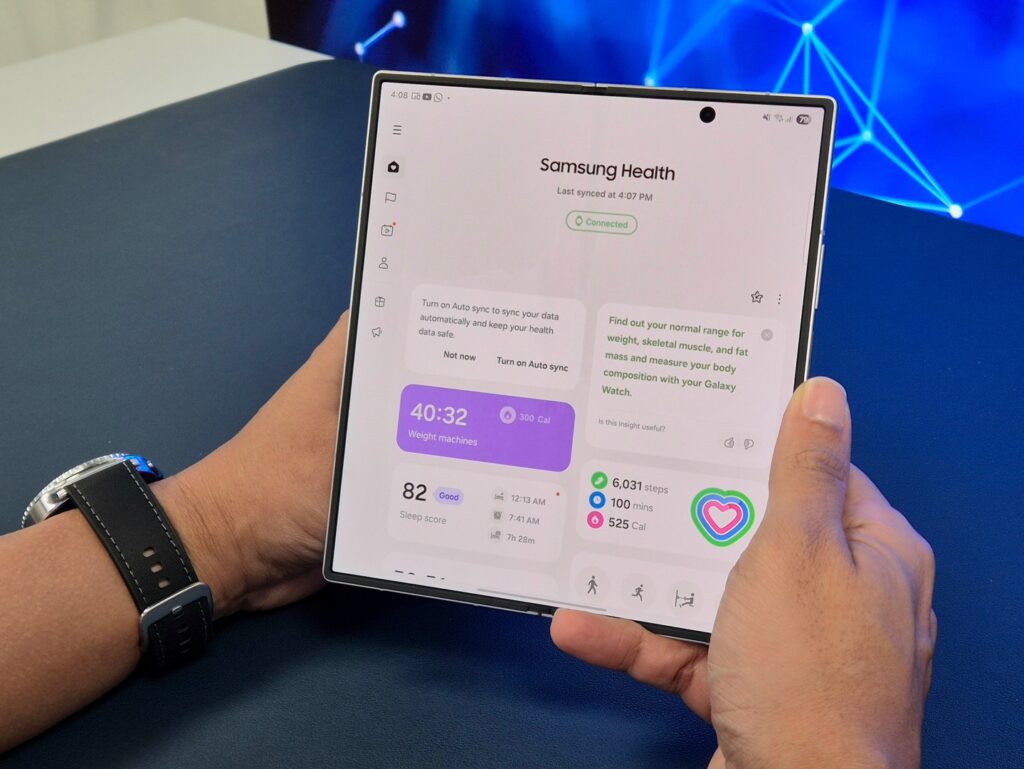 Samsung Galaxy Watch8 Classic Review Samsung Health