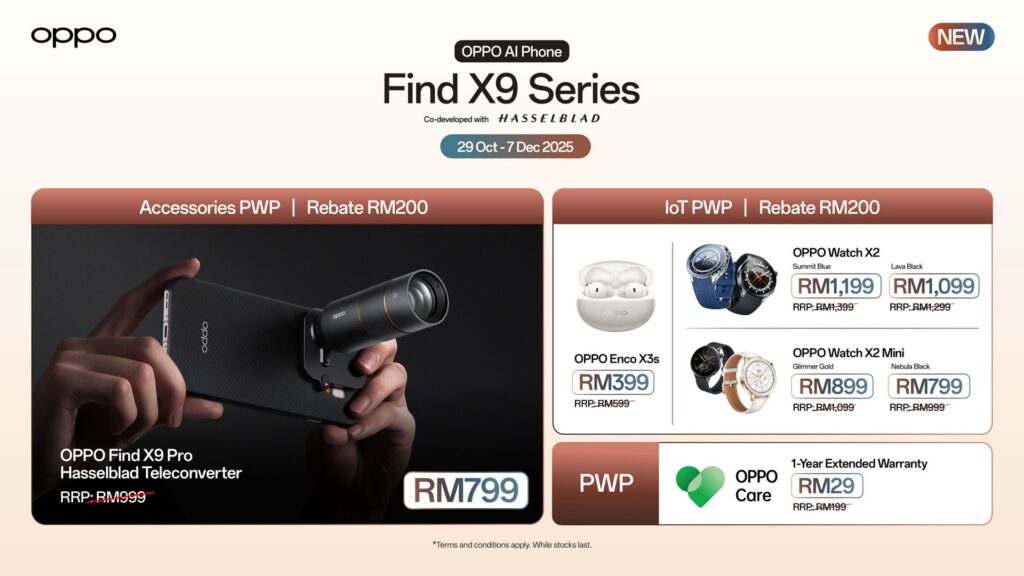 New OPPO Find X9 Series Debuts with 200MP Hasselblad Telephoto, 7,500mAh Battery 7 OPPO Find X9 Series Accessories