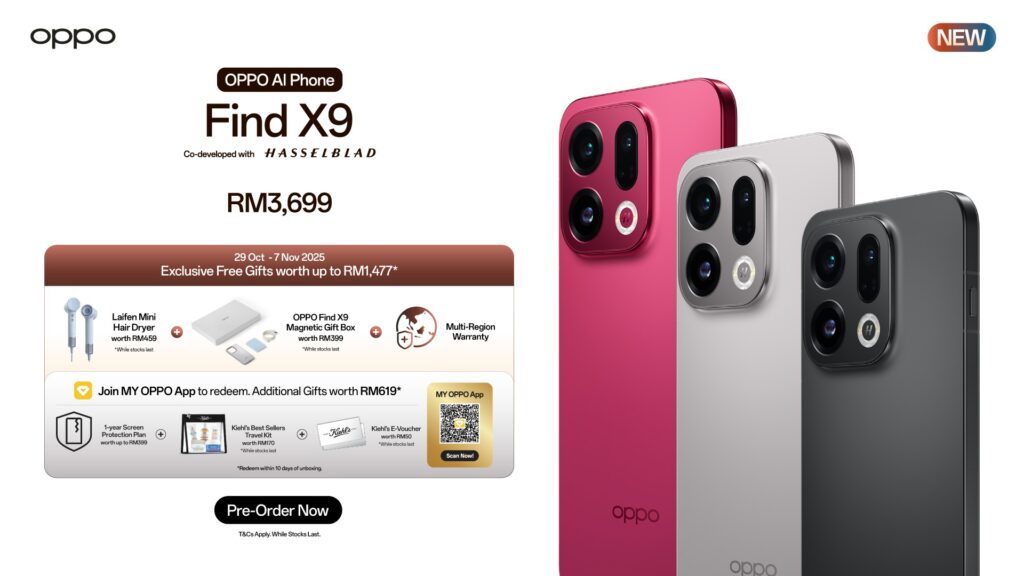 New OPPO Find X9 Series Debuts with 200MP Hasselblad Telephoto, 7,500mAh Battery 5 OPPO Find X9 Price