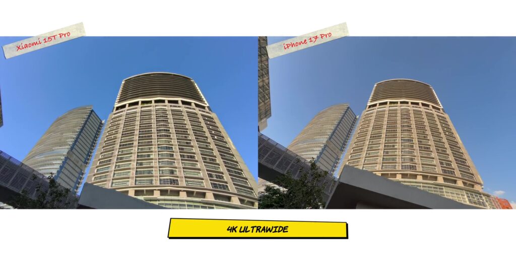 Xiaomi 15T Pro vs iPhone 17 Pro: In-Depth Camera Comparison 69 8.6 V 4k UW