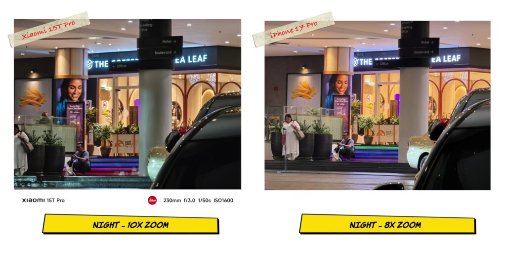 Xiaomi 15T Pro vs iPhone 17 Pro: In-Depth Camera Comparison 48 5.6 N 10x