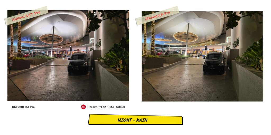 Xiaomi 15T Pro vs iPhone 17 Pro: In-Depth Camera Comparison 43 5.1 N main one