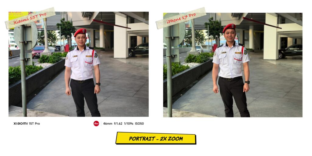 Xiaomi 15T Pro vs iPhone 17 Pro: In-Depth Camera Comparison 23 2.3 PRT 2x