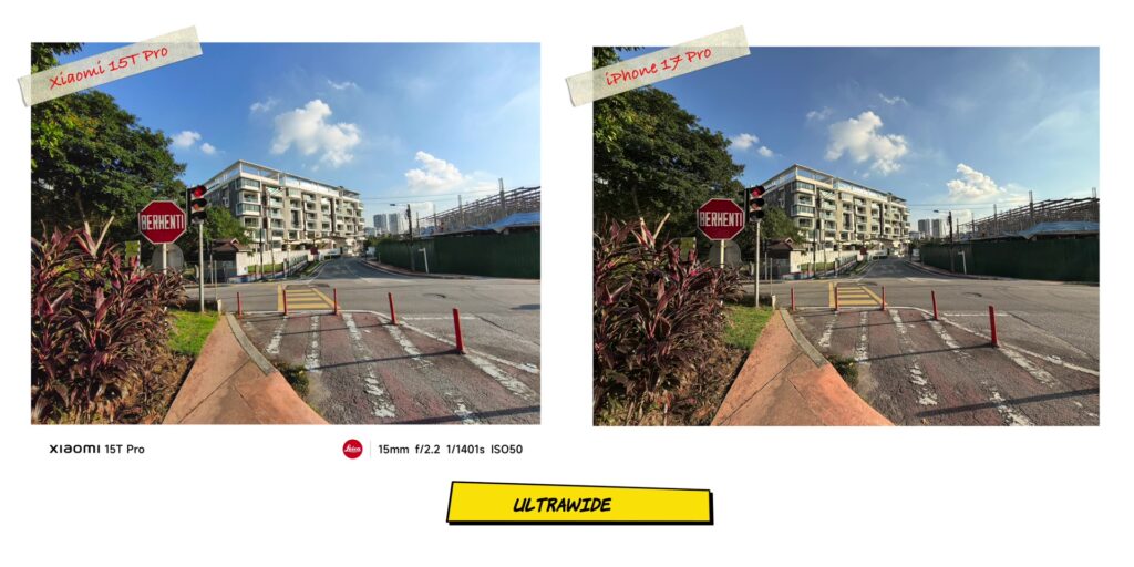 Xiaomi 15T Pro vs iPhone 17 Pro: In-Depth Camera Comparison 6 1.1 UW one