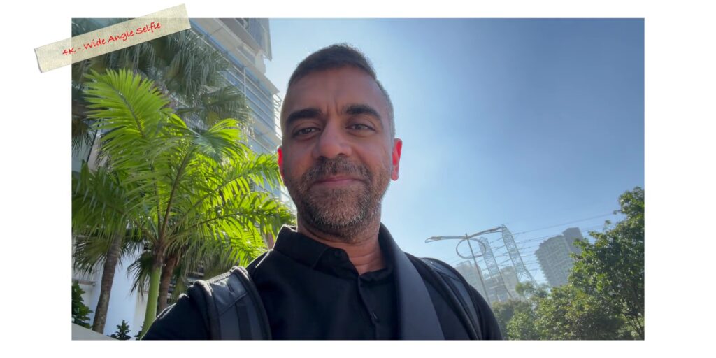 iPhone Air Review: When Less is MORE? 47 7.6 V wide angle selfie